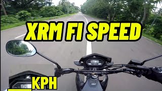 xrm fi 125  SPEED TEST [upl. by Aznaed]