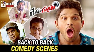 Race Gurram Telugu Movie  Back to Back Comedy Scenes  Allu Arjun  Shruti Haasan  Telugu Cinema [upl. by Pompei]