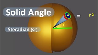 Steradian  Solid Angle  Steradian physics class 11  symbol of steradian [upl. by Cornall715]