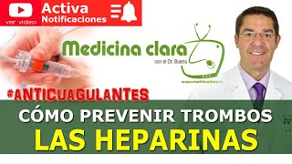 Heparinas Anticoagulantes inyectables ¿Cómo pinchar heparina  Medicina Clara [upl. by Arymat252]