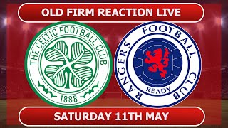 PLZ Old Firm Reaction LIVE  Celtic 21 Rangers [upl. by Roma]