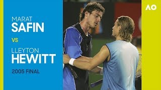 Marat Safin v Lleyton Hewitt  Australian Open 2005 Final  AO Classics [upl. by Iroak]