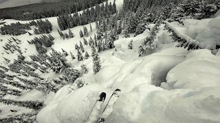 Stormy Pow Day at Whistler [upl. by Akinehs]