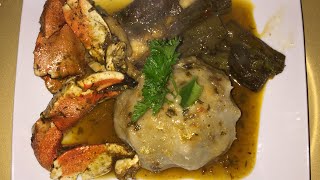 Kijan mwen fe yon bon Tomtom avek sos kalalou How to make Haitian Style Fufu [upl. by Arotak924]