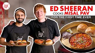 EdSheeran cooks INDIAN FOOD for the first time ever with Chef Sanjyot Keer [upl. by Naraa1]