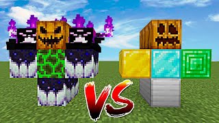 Cryptid Warden VS All NEW Golems Battle Minecraft [upl. by Evets]