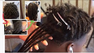 PERMANENT LOC EXTENSIONS ON STARTER LOCS  DXLYNLOCS [upl. by Wrdna]