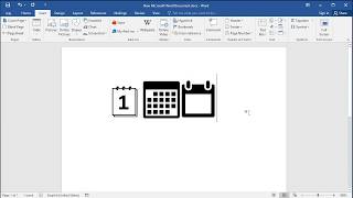 How to insert Calendar symbol in Word [upl. by Larissa]