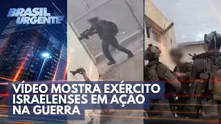 Vídeo mostra exército israelense em ação na guerra  Brasil Urgente [upl. by Wernick]