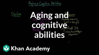 Aging and cognitive abilities  Processing the Environment  MCAT  Khan Academy [upl. by Viole]