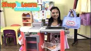 Shop N Learn Smart Checkout Opening Pretend Play  Toys Academy [upl. by Picco587]