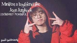 — eхтreмely powerғυl ❝ manifest a boyfriend like Jeon Jungkook ❞ ✺ subliminal ☽ ｒｅｑｕｅｓｔｅｄ ☾ [upl. by Aplihs]