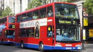 OXFORD STREET LONDON BUSES APRIL 2010 [upl. by Aerdua288]