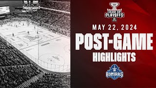 52224  Central Division Finals Game 3 Highlights  Milwaukee Admirals [upl. by Ares]