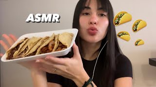 MUCHACHITA ENCHILADA POR COMER TAQUITOS  ASMR ⊹ ࣪ ˖ [upl. by Aninotna]