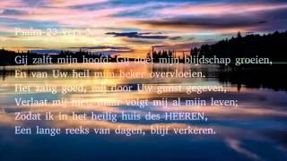 Psalm 23 vers 1 en 3  De God des heils wil mij ten Herder wezen [upl. by Herson]