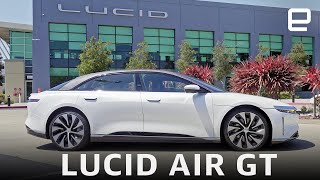 Lucid Air GT handson 500 mile range in a sleek package [upl. by Janifer]