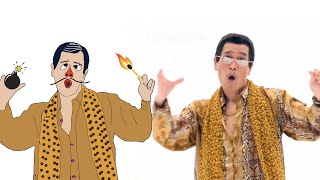 PIKOTARO PPAP Pen Pineapple Apple Pen Drawing meme  Apple Pen song meme  Pineapple meme drawing [upl. by Reamy856]