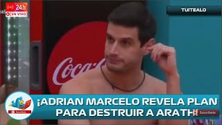 Se revela plan de Adrián Marcelo para destruir a Arath de la Torre en La Casa de los Famosos [upl. by Hildegarde]