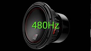 Tone frequency 480Hz Test your hearing speakersheadphonessubwoofer [upl. by Snehpets]