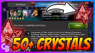 750000 SHARDS OPENING  50 Featured Crystals  Marvel Contest of Champions [upl. by Duahsar]