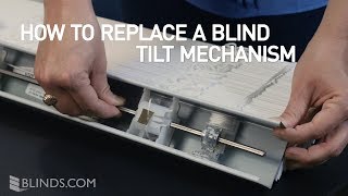 How To Replace a Blind Tilt Mechanism  Fix Blinds That Wont Open [upl. by Tiedeman525]