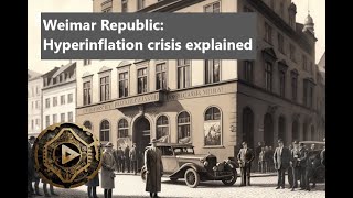 German Weimar Republic Hyperinflation crisis explained [upl. by Etterraj]