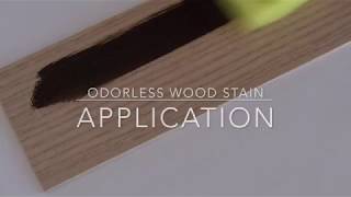 TEW 120  Waterbased stain  Dark Walnut [upl. by Ocsecnarf]