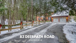 Cambridge Real Estate Video  83 Deerpath Road  Derek Rose [upl. by Aetnahc]