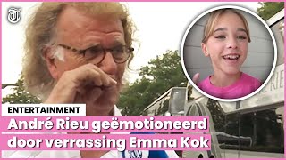 André Rieu geëmotioneerd door bijzondere verrassing [upl. by Anaitat926]