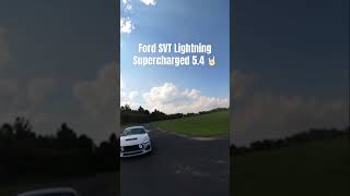 Supercharged Ford Lightning Insane Drift SVTdrift [upl. by Nydnarb288]