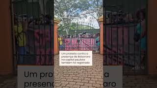 Sob protesto Nunes se reúne com Bolsonaro Tarcísio e Temer em reta final de campanha em SP shorts [upl. by Naired]