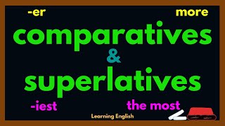 COMPARATIVES amp SUPERLATIVES  part 1 [upl. by Allesiram]