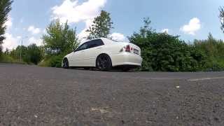 Lexus IS200  HKS Silent HiPower TYPES muffler sound [upl. by Moyra]