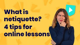 What is netiquette 4 tips for online lessons [upl. by Anayet]