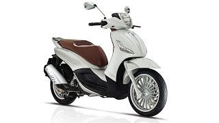 The Piaggio Beverly Updated Model amp Range For 2017 [upl. by Annayr]