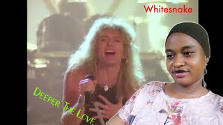 FIRST TIME REACTING TO Whitesnake  The Deeper The Love  Greatest Hits 2022 [upl. by Ozkum987]