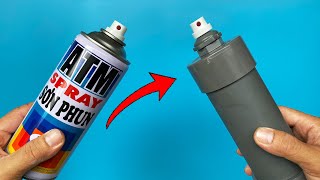 You Will Thank Me All Your Life Easy Way To Make Paint Spray From PVC Pipe [upl. by Harold]