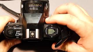 Обзор возможностей фотоаппарата Minolta MAXXUM AF 9000 [upl. by Crabb700]