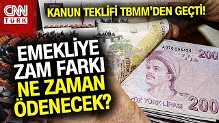 Tarih Belli Oldu Emekliler Ek Zam Farkını Ne Zaman Alacak Haber [upl. by Ilke]