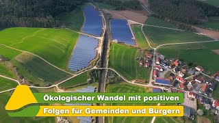 PVAnlagen Ökologischer Wandel mit positiven Folgen für Gemeinden Bürgerinnen und Bürgern [upl. by Lissy767]