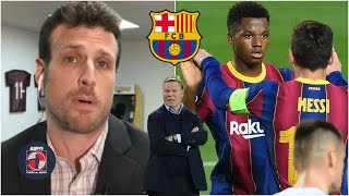 Barcelona GOLEA en Champions pero ¿por qué siguen las dudas sobre los de Koeman  Fuera de Juego [upl. by Avilla]