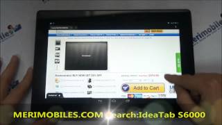 Lenovo IdeaTab S6000 MTK8125 Quad Core 12GHz 101 Inch Android 42 16GB Bluetooth 3G Tablet PC [upl. by Ardnu]