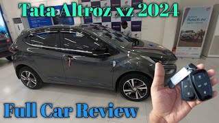 Tata Altroz xz 2024 car Review  Tata Altroz xz petrol icng Review [upl. by El71]