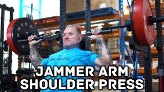 HOW TO Shoulder Press  ATX® PRX Jammer Arms  LEE PRIEST [upl. by Bashee]