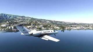 Tahiti Would Be Nice CJ4 Landing Tahiti  Scenic  Sound Enhanced  msfs [upl. by Lole]