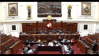 Congreso debate dictamen que propone incorporar el delito de terrorismo urbano en el Código Penal [upl. by Darej612]