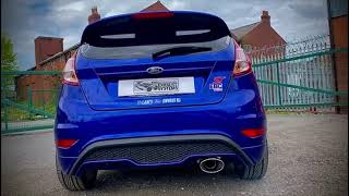 KMS Single exit exhaust system  Fiesta ST180 [upl. by Einnig383]