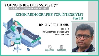 ECHOCARDIOGRAPHY Part 2  Dr Punit Khanna AIIMS [upl. by Otir]