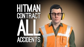 Hitman Contract ALL ACCIDENT KILLS  Plywood and Paste Contract Lets Play Hitman on Xbox One [upl. by Venditti]